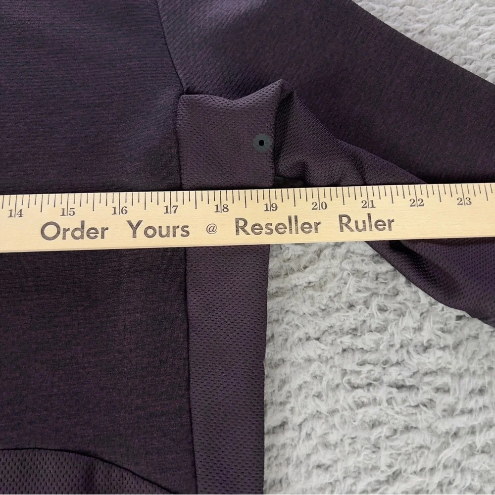 Lululemon Textured Tech Hoodie Mens XS Purple Pullover Active Lightweight Preppy - Picture 5 of 8